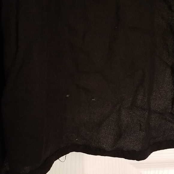 Bobeau Hi Lo Black Tunic With Bib Front - Picture 4 of 5